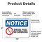 Signmission Diesel Fuel No Smoking OSHA Notice Sign, Plastic, 10in W x 7in L, 2PK OS-2PACK-NS-P-710-L-15406 - alternate 7